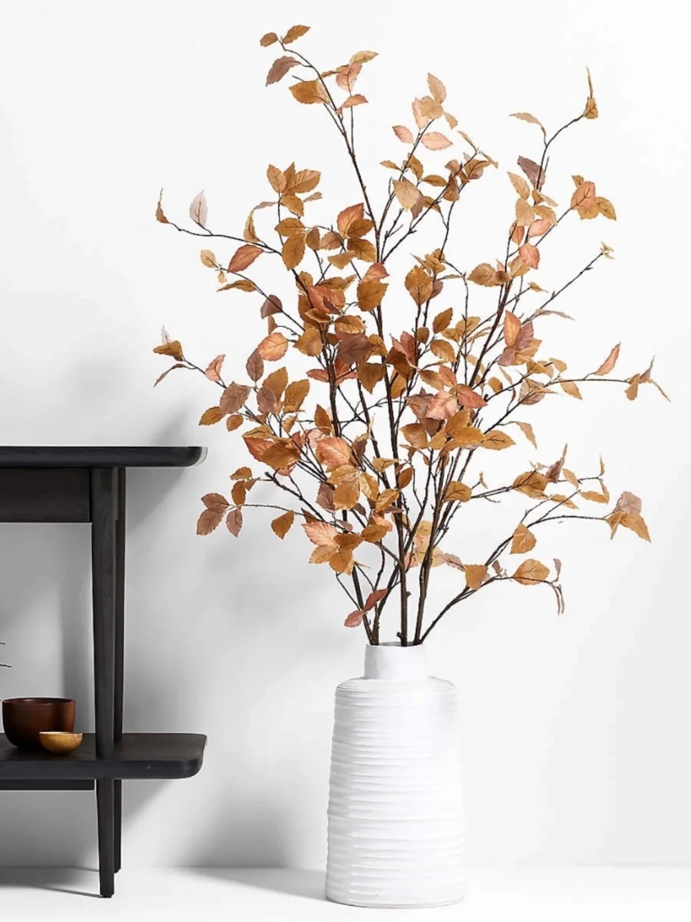 Crate & Barrel Faux Golden Leaf Branches 66